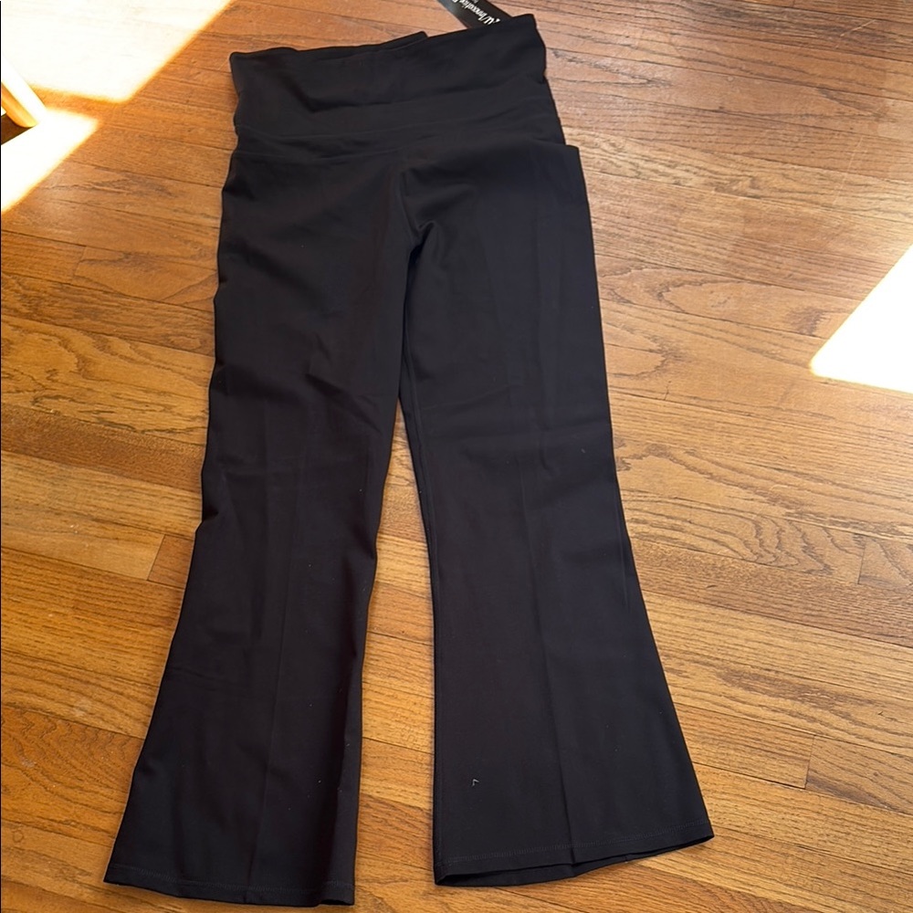 Black Flare Pants with Classic Boot Cut Design